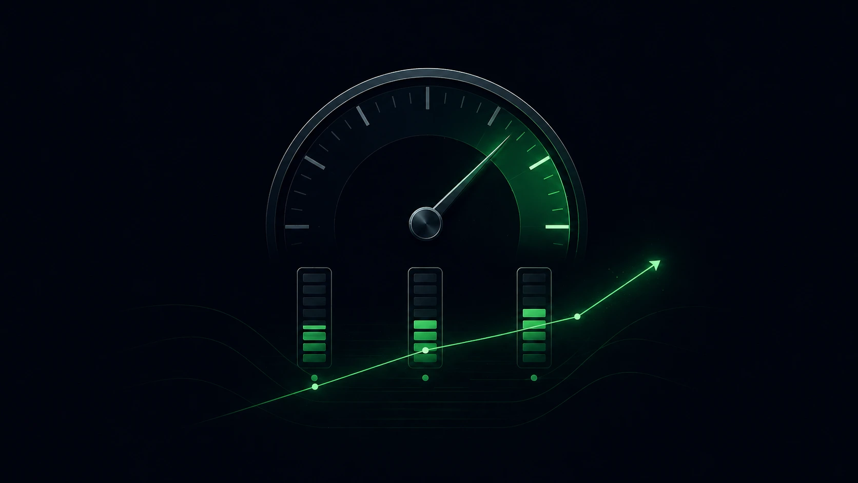 WordPress Core Web Vitals: 2026 guide — Overnatic editorial illustration