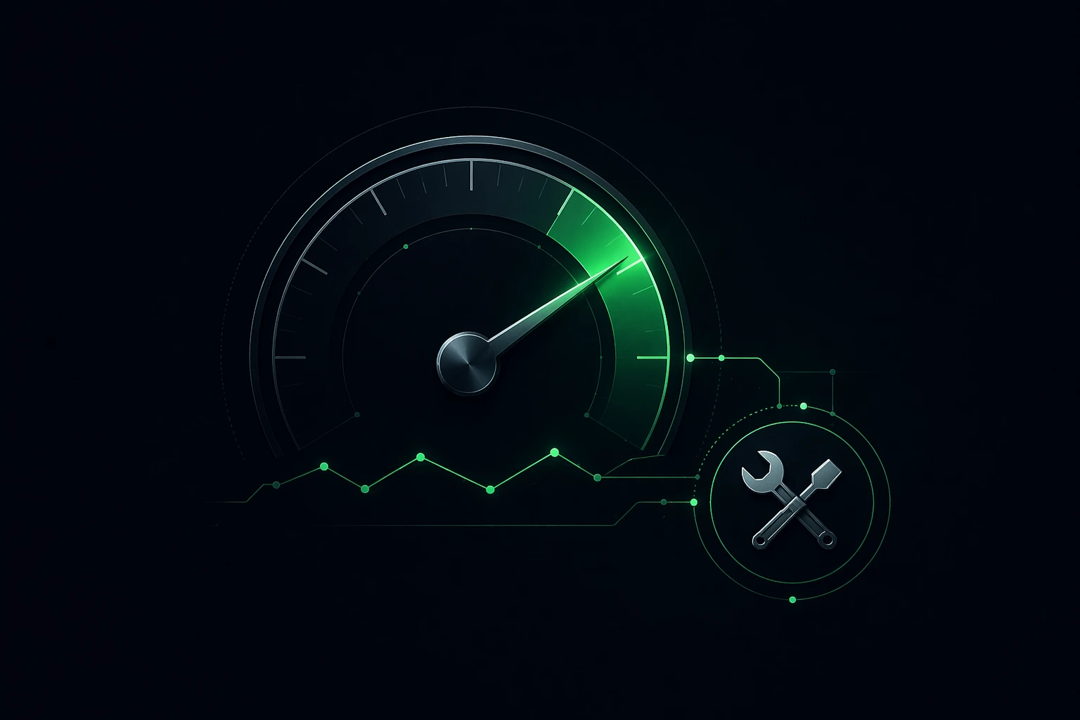 WordPress maintenance for businesses — Overnatic editorial illustration